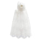 Glamulice Baby Girl Flower Christening Baptism Dress Formal Party Gown Special Occasion Dress, White, 3