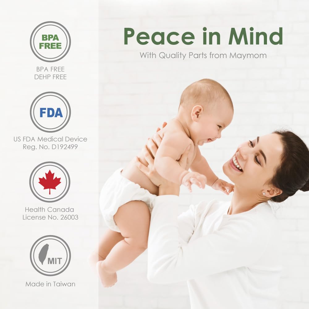 Maymom Flange 21Mm Insert Compatible With Medela/Spectra/Elvie/Momcozy/Tsrete/Willow/Motif Luna/Ameda Mya Breastpump 24Mm Breast