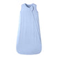 Mosebears Unisex Baby Sleep Sack 1.0 TOG, Supersoft Rayon Made from Bamboo Wearable Blanket with 2-Way Zipper (Fog Blue,0-6 Mont