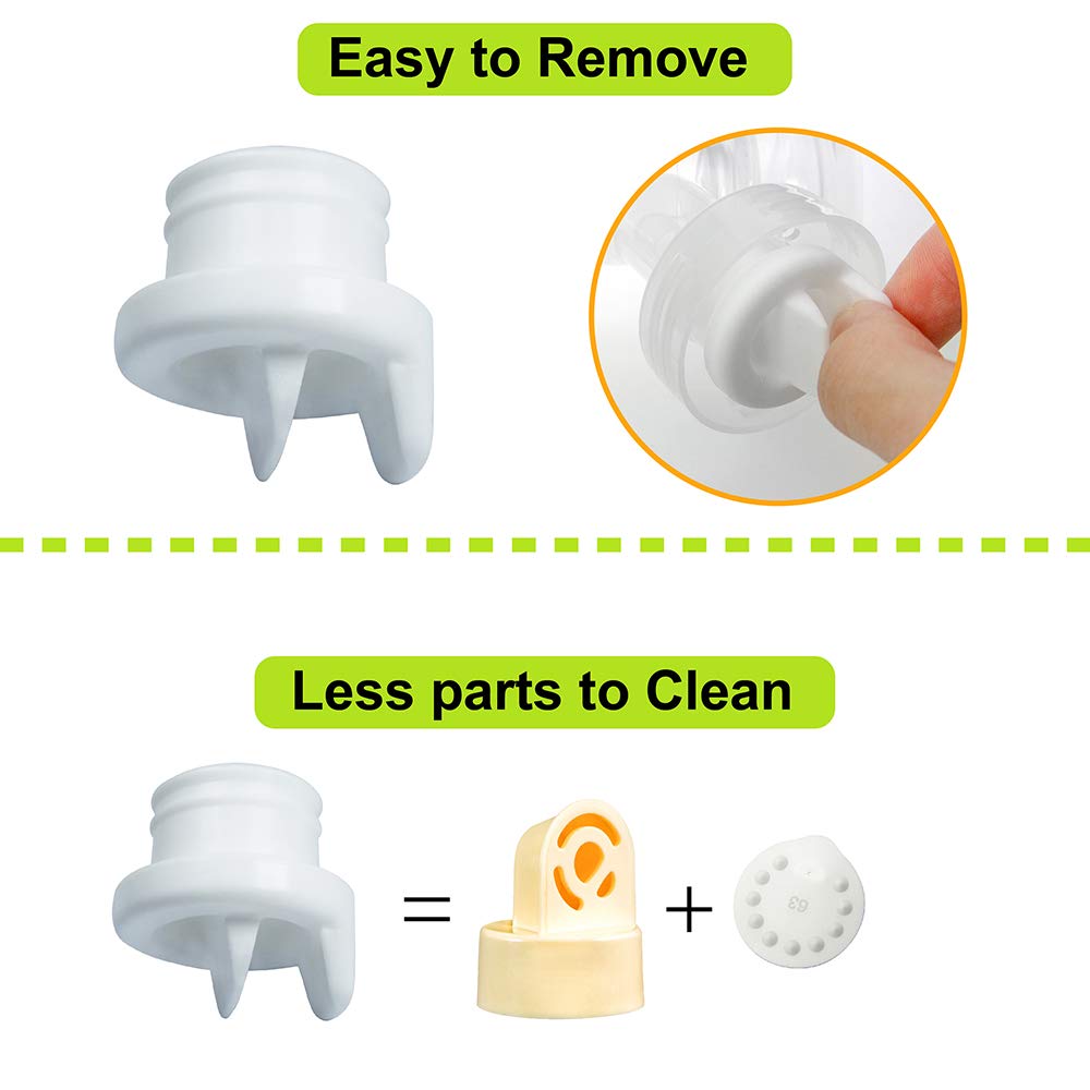 Nenesupply 4 Pc Duckbill Valves Compatible With Medela And Avent Pumps Not Original Medela Pump Parts Work With Medela Pump In S