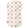 Dilimi Baby Lounger Cover For Boys And Girls, Removable Cover Ultra Soft Comfortable Lounger Slipcover, Colorful Checkerboard (L