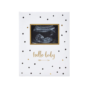 Pearhead Hello Baby First 5 Years Memory Book, Gender-Neutral Baby Keepsake for New and Expectant Parents, Pregnancy And Milesto