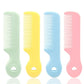 1 Pack Of 4 Round Colorful Tip Bristles Baby Cute Comb Baby Grooming For Sensitive Scalp Skin, For Nursery Newborn Infant Girl B