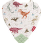 Nuby Baby Bibs - 3 Pc Muslin Bibs - Reversible 100% Natural Cotton Teething Bib - Baby Bibs For Girls And Boys, Baby Essentials