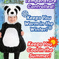 UNDERWRAPS unisex-baby Babys Panda Costume ,Black ,Large (2T-4T)