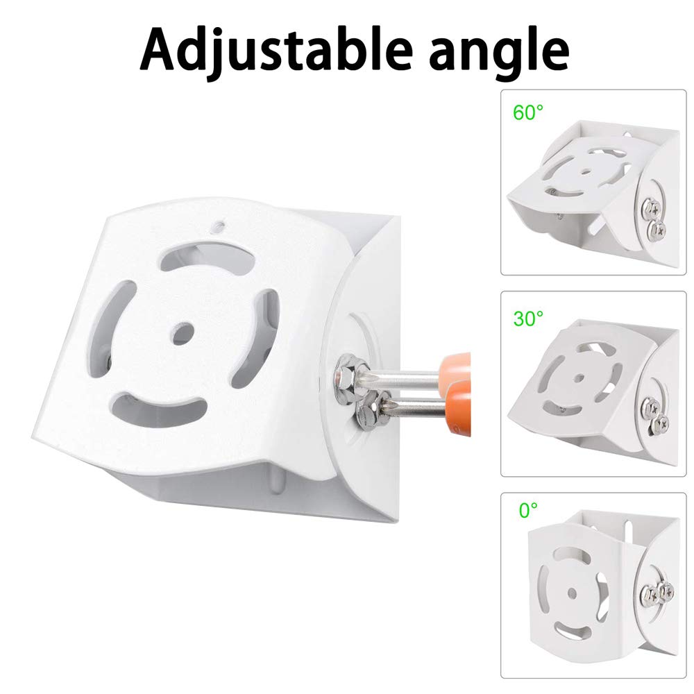 Universal Adjustable Angle Wall Mount Shelf For Baby Monitor Camera, Angle Mounting Brackets, Fits Arlo, Motorola, Infant Optics