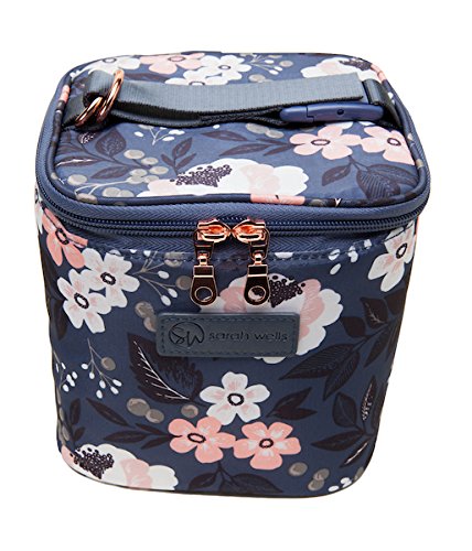 Sarah Wells Cold Gold Breastmilk Cooler Bag With Ice Pack (Le Floral)