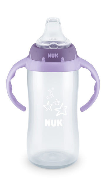 NUK Large Learner Tritan Cup, 10 oz, 8+ Months - BPA Free, Spill Proof Sippy Cup