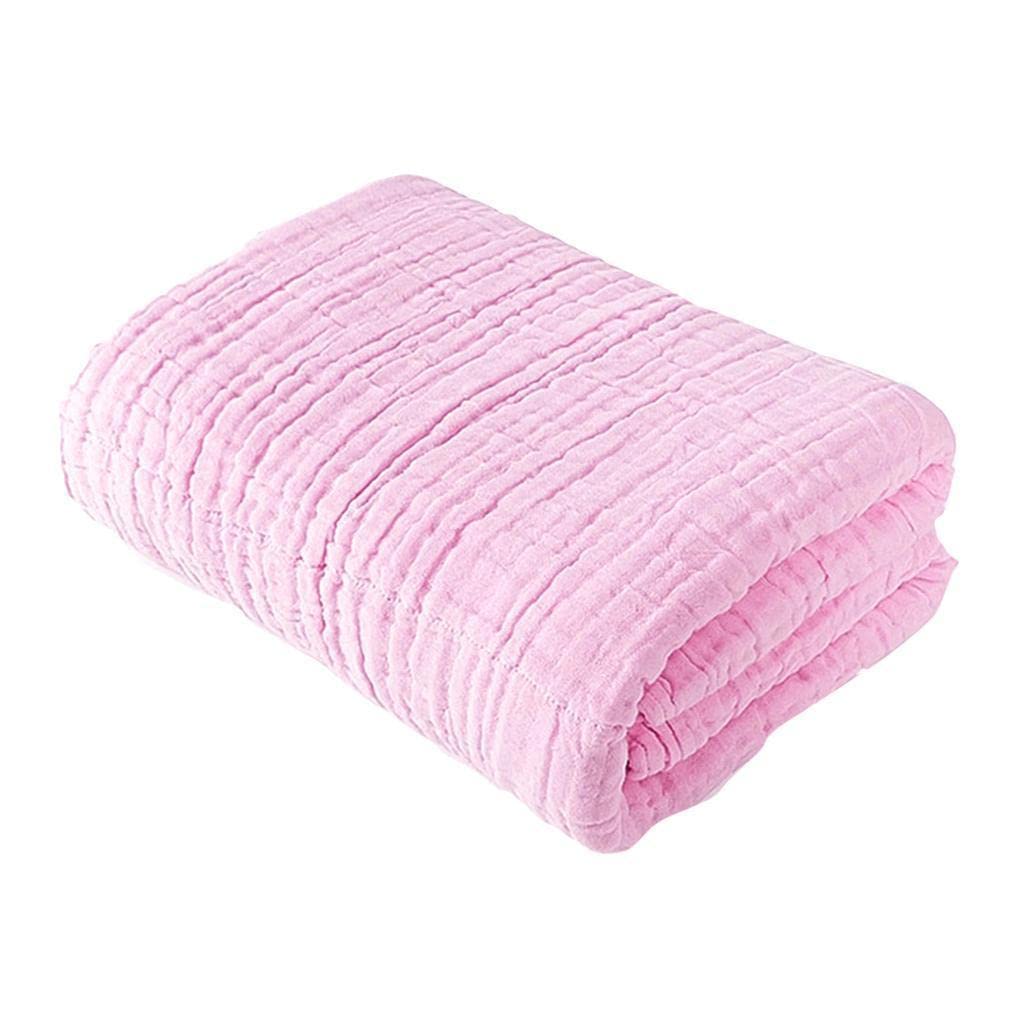 Enakshi Soft Baby Infant Newborn Cotton Gauze Bath Towel Bathing Cloth Pink|Baby | Bathing & Grooming | Towels & Washcloths