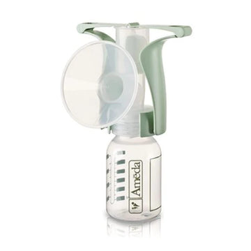 Ameda Portable Manual Breast Pump, Breast Feeding Essentials, Portable, Bpa And Dehp Free