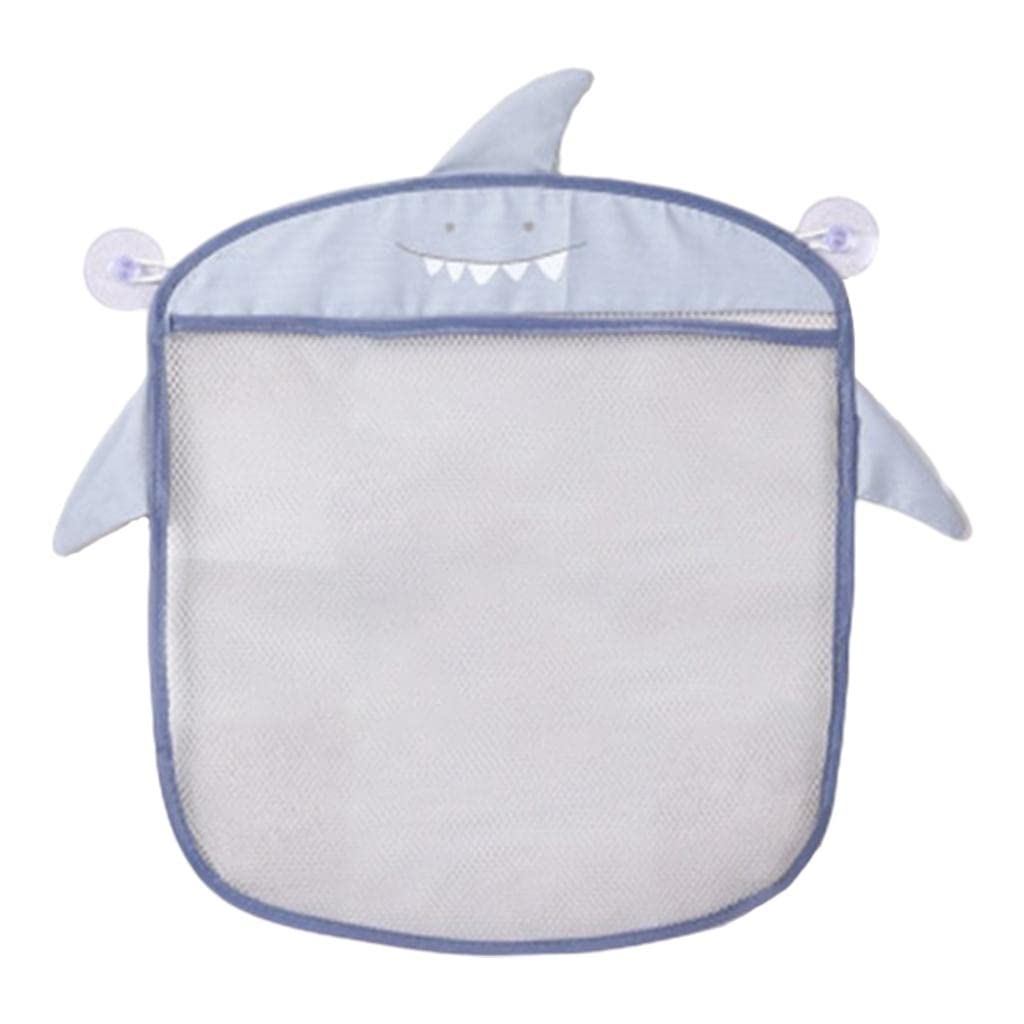 ECOMISTIQ Baby Bath Time Toy Tidy Storage Hanging Bag Mesh Bathroom Organiser Net Grey| Bathing Accessories| & Grooming |Baby