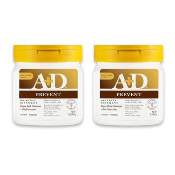 A+D Original Diaper Rash Ointment, 1 Pound Jar Pack Of 2