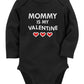 Tstars Valentines Baby Boy Girl Outfit First Valentine'S Day Clothes Mommy Is My Valentine Long Sleeve Infant Bodysuit Newborn B