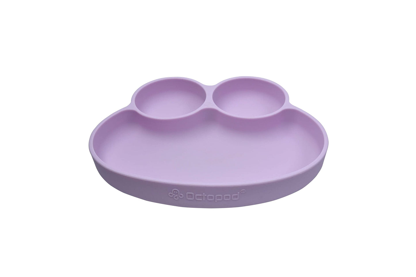 Abiie Octopod Frog Silicone Plates with Suction - Spill Proof, Easy to Clean - BPA-Free Bowl - Suction Plates for Baby and Toddl