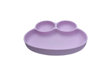 Abiie Octopod Frog Silicone Plates with Suction - Spill Proof, Easy to Clean - BPA-Free Bowl - Suction Plates for Baby and Toddl
