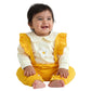 Hopscotch Ruffled Floral Applique Bodysuit (1218 Months)