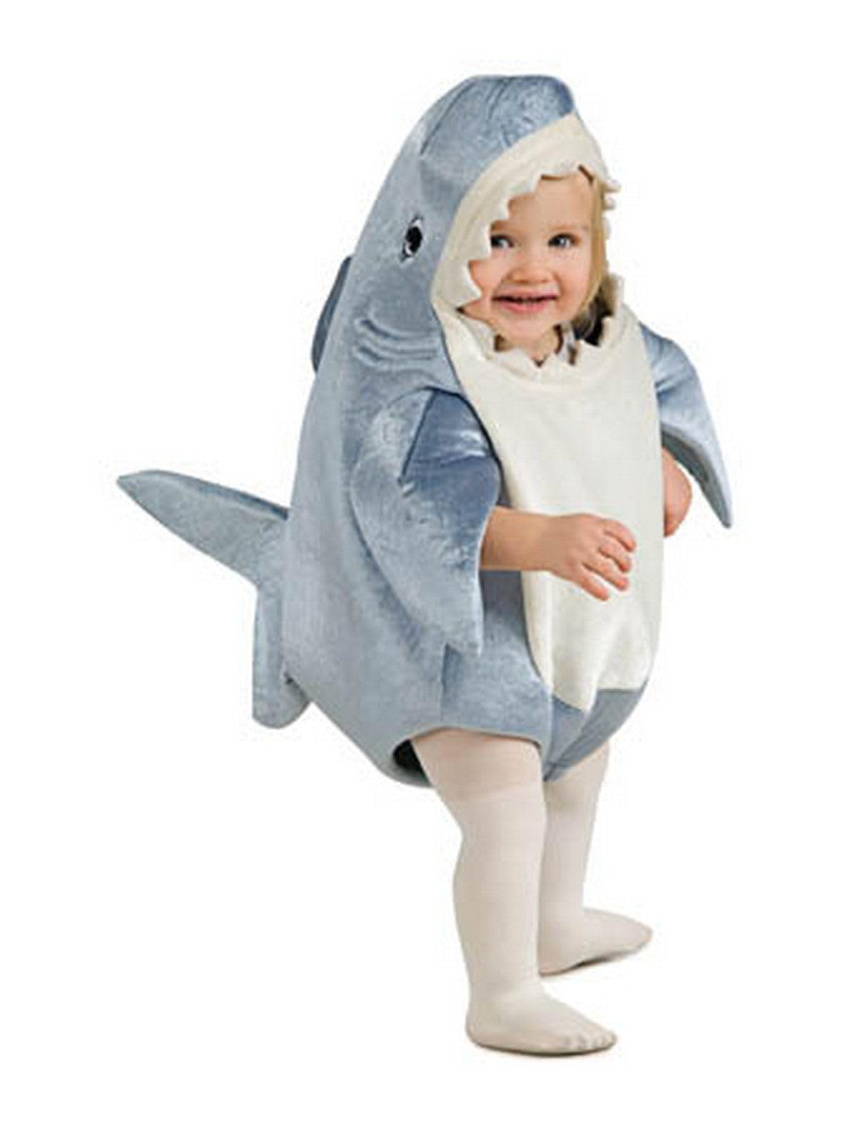Rubie'S Deluxe Shark Romper Costume, As Shown, 0-6 Months