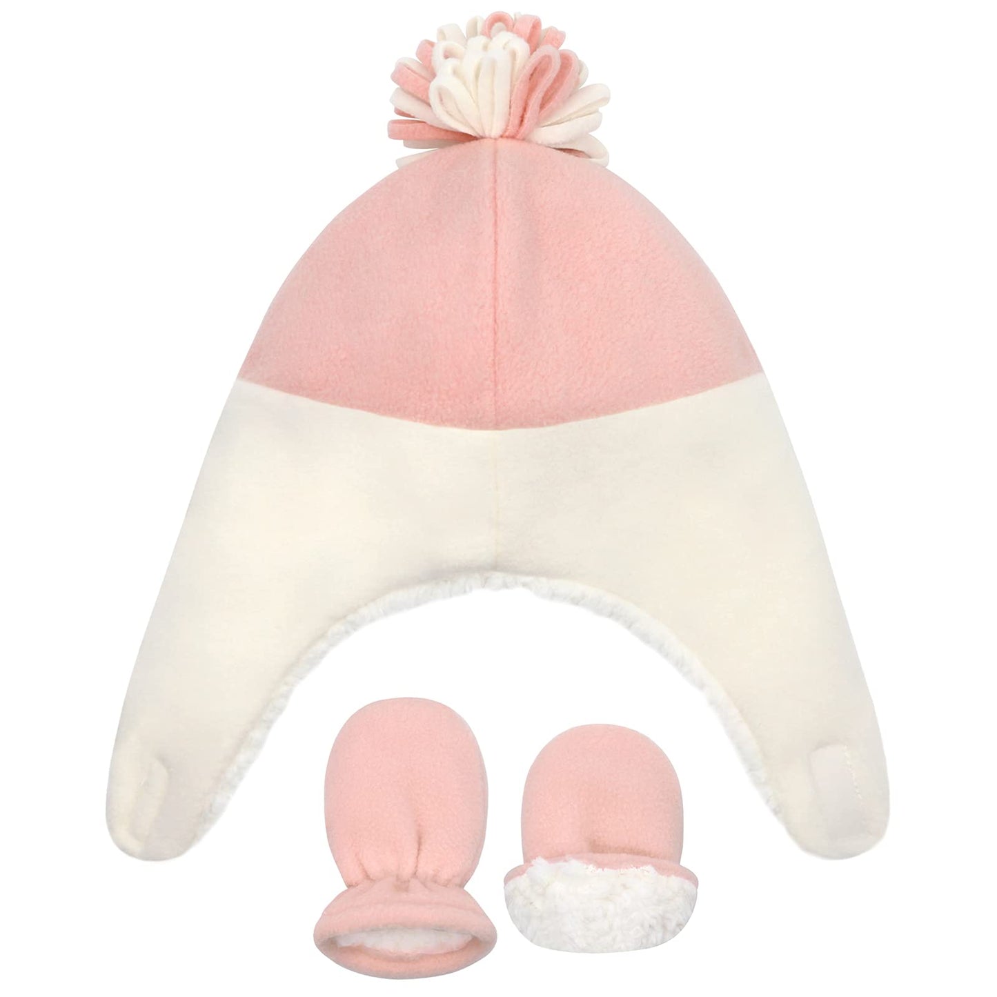 Sarfel Baby Winter Hat Girl Toddler Winter Hats For Girls Baby Winter Hats 12-18 Months Baby Hats And Mittens Girl Baby Beanie