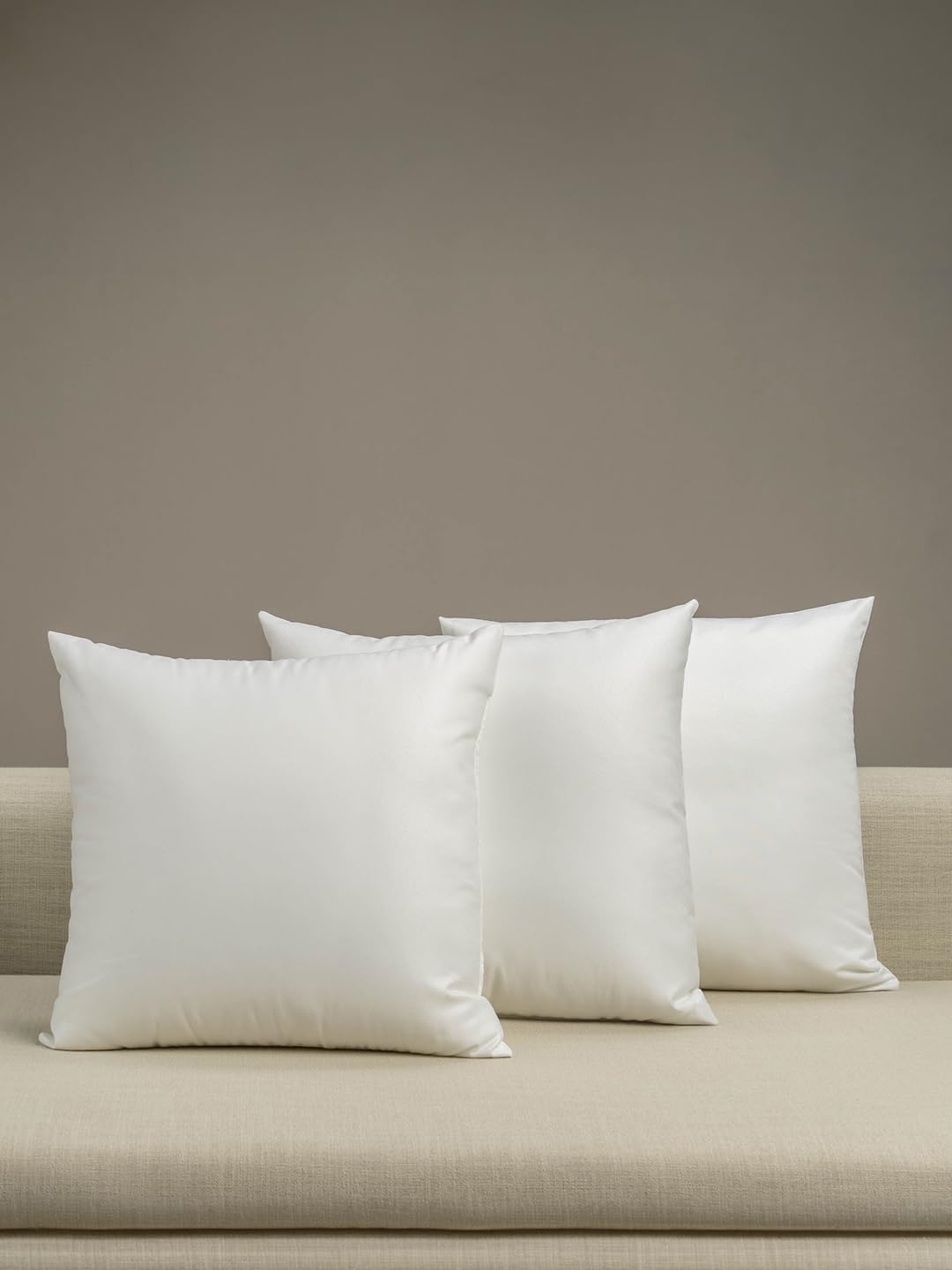D Dcor Live Beautiful 100% Polyester Set of 3 Cushion Filler (40 CM X 40 M)