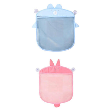 Merishopp 2X Baby Bath Time Toy Tidy Storage Hanging Bag Mesh Bathroom Organiser Net | Baby Bath Set | Newborn Bath Toy