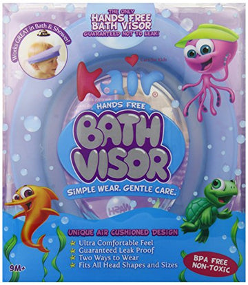 Kair Bath Visor for Babies, Silicone Air Cushioned Shower Cap for kids, Shower Water Guard for Baby bath and Toddler Bath (Head 