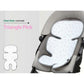 Manito Clean Basic 3D Mesh Seat Pad/Cushion/Liner For Stroller And Car Seat (Triangle Pink)