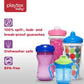 Playtex Baby Sipsters Stage 3 Spout Cups, Spill-Proof, Leak-Proof, Insulated - Blue'S Clues, 9 Oz, 2 Count