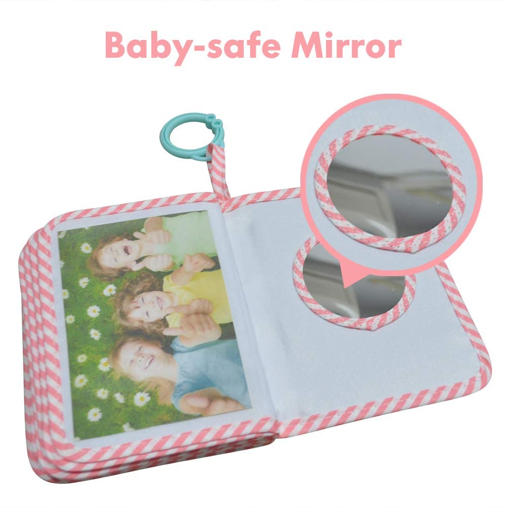 Baby'S My First Family Album,Soft Cloth Photo Book,Baby Cloth Album