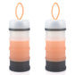 Accmor 2 Pack Baby Formula Dispenser On The Go, Stackable Formula Dispenser Formula Container To Go, Non-Spill Portable Milk Pow