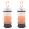 Accmor 2 Pack Baby Formula Dispenser On The Go, Stackable Formula Dispenser Formula Container To Go, Non-Spill Portable Milk Pow