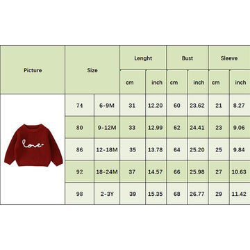 Ayalinggo Valentines Baby Girl Boy Outfit Toddler Knit Sweater Long Sleeve Crewneck Sweatshirt St Patricks Day Clothes (Pink Lov
