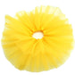 Bgfks 5 Layered Toddlers Tulle Tutu Skirt For Girls With Headband For Baby Girl 0 To 36 Months (Yellow, S,0-6 Months)