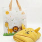 Babyholic Baby Hooded Bath Towel, Bear Design, Soft Terry Cotton, Newborn to 24 Months (Yellow)