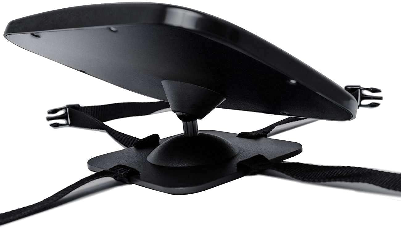 Dorart Rear Facing Baby View Mirror For Child Safety Car Seat - Crystal Clear Reflection Via Crash-Tested & Shatterproof Convex