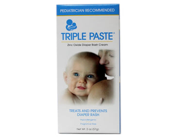 Triple Paste Medicated Ointment for Diaper Rash, Hypoallergenic - 2 oz (Pack of 1)