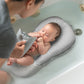 Baby Bath Mat, KAKIBLIN Baby Bath Cushion Soft Anti-Slip Bath Pad Toddler Bath Pillow, Grey