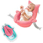 Baby Bath Seat Support Net Soft Infant Bathing Seat Support Mat Suspension Shower Pad Adjustable Non-Slip Newborn Bathtub Sling 
