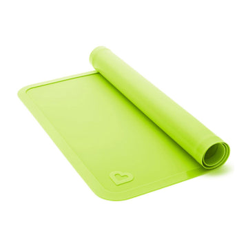 Munchkin Spotless Silicone Placemats For Kids, 2 Pack, Blue/Green