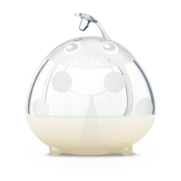 Haakaa Ladybug Milk Collector - Wearable Breast Shields Soft Nursing Cups Breast Milk Saver, Portable, Letdown Catcher Breastfee