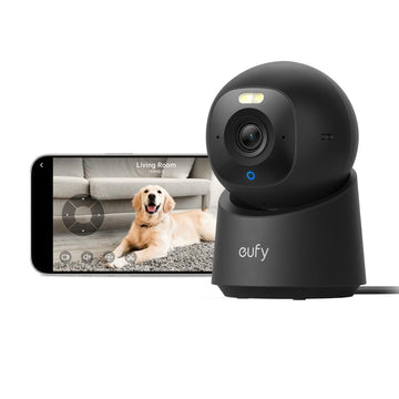 eufy Security Indoor Camera E30, Latest Generation, 4K UHD Security Camera, 360 Pan-Tilt, Color Night Vision, AI Detection for H