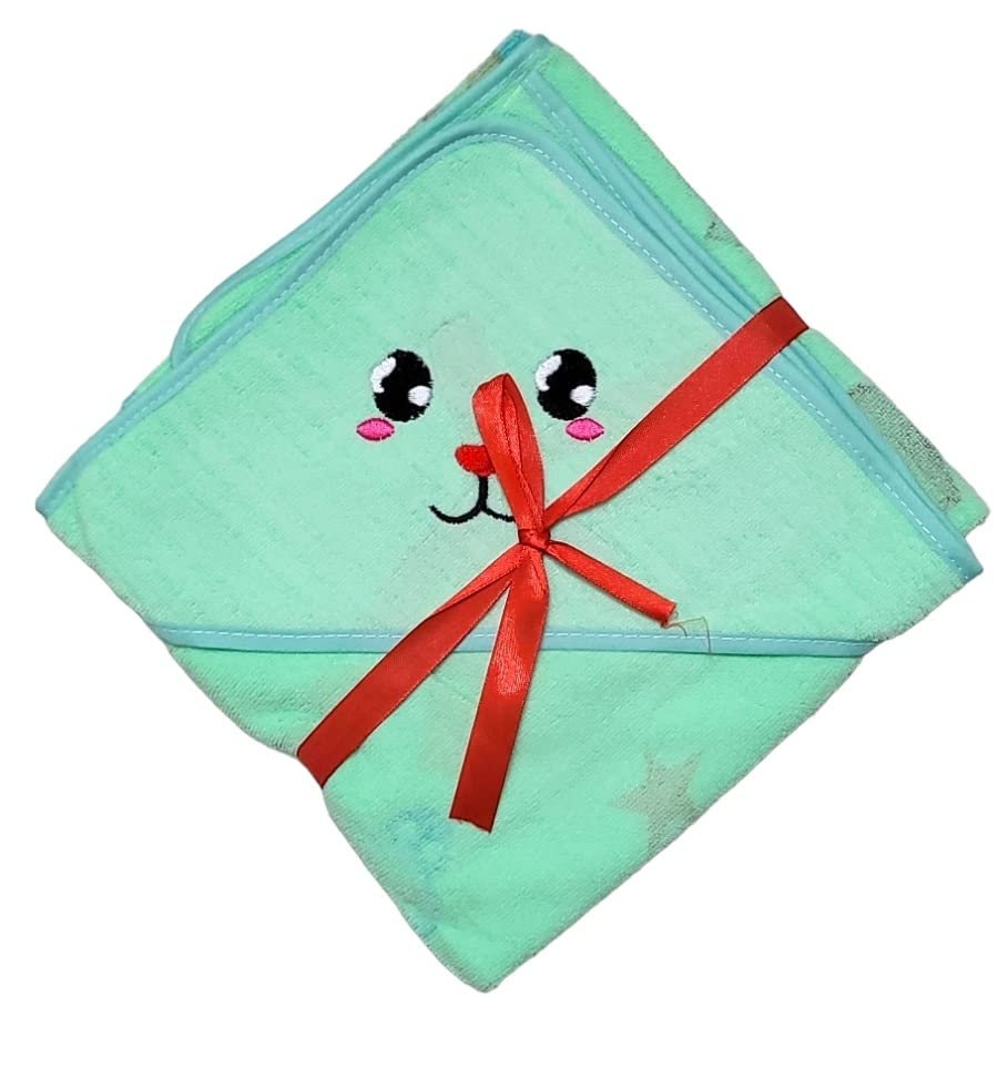 SHAKTISM Hooded Baby Towel, Wrapper, Microfibre Super Soft Baby Bath Towel for New Born, Baby, Kids, Infants, Bathing Accessorie