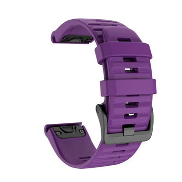 KAVJU 22 26mm Silicone WatchBand Strap For Coros VERTIX 2 Smart watch Quick Easy Fit Wristband Belt Bracelet Correa (Color : Pur