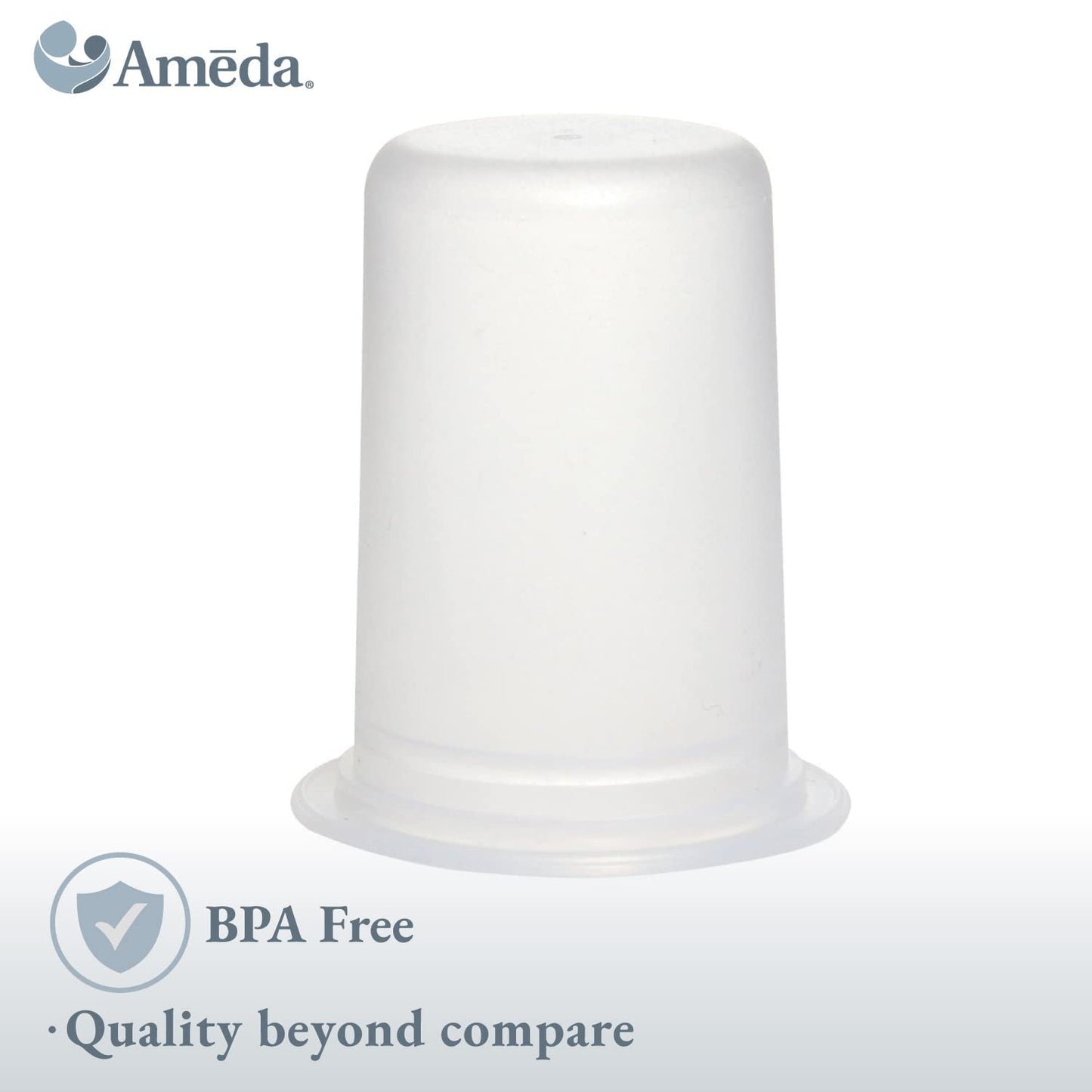 Ameda Universal Silicone Replacement Diaphragms, Clear, Closed-System Pumping, Breastfeeding Equipment & Accessories (2 Count)
