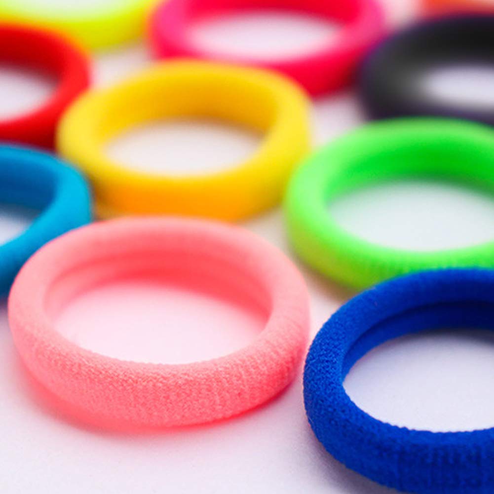 60 Pcs Baby Hair Ties For Toddlers Kids And Girls With 10 Cute Colors - Mini Seamless Elastic Hair Bands Small Ponytail Holder (