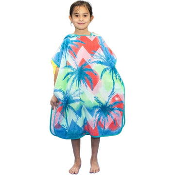 Bangsaur Kids Beach Pool Bath Hooded Poncho Towel, 100% Cotton Surf Changing Towels Wrap, Baby Toddler Girl Boys 3-12 Years (Coc