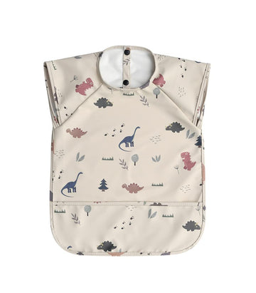 Gzmm Waterproof Baby Bibs,Infant Toddler Extra Cover Feeding Bib With Food Catcher,Easy Clean & Washable