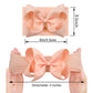 Yxiang 20Pcs Baby Bows Headbands 6' Big Newborns Bows Elastics Nylon Hairbands Ribbon Bow Hair Accessories For Newborns Infants