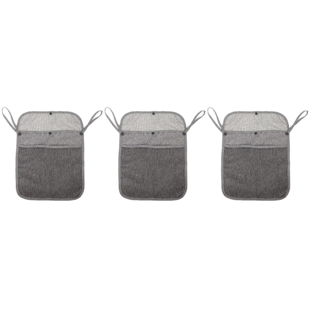 Toyvian 3pcs Stroller Organizer Bag Hanging Mesh Storage for Diapers Snacks Toys Lightweight Portable for Travel Shopping Outdoo