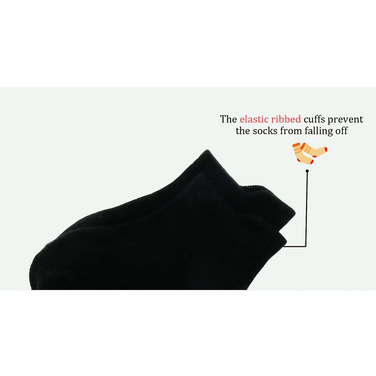 Qiyiendian 6 Pairs Non Slip Cozy Warm Ankle/Low Cut Socks With Grips For Baby Infant Toddler Kids Boys Girls(5-C Black,1-3T)