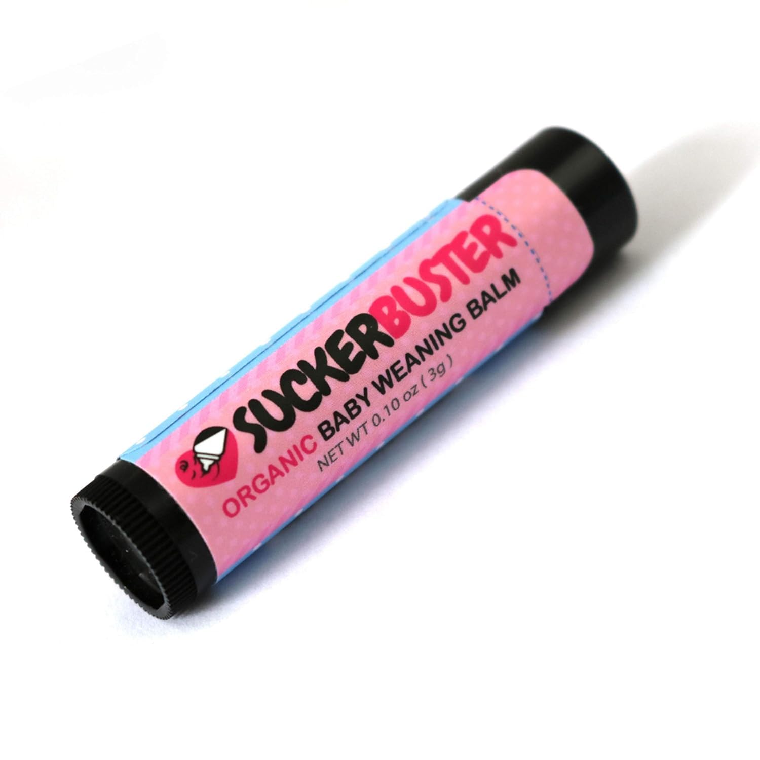 Suckerbuster Baby Breastfeeding Weaning Balm Stick - 10Oz, Organic Nipple Cream In Balm Stick - Postpartum Essentials, Stop Brea
